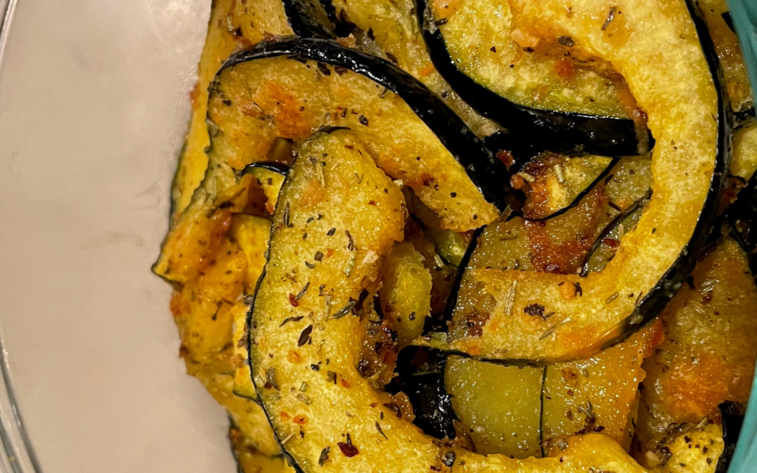 Parmesan Roasted Acorn Squash