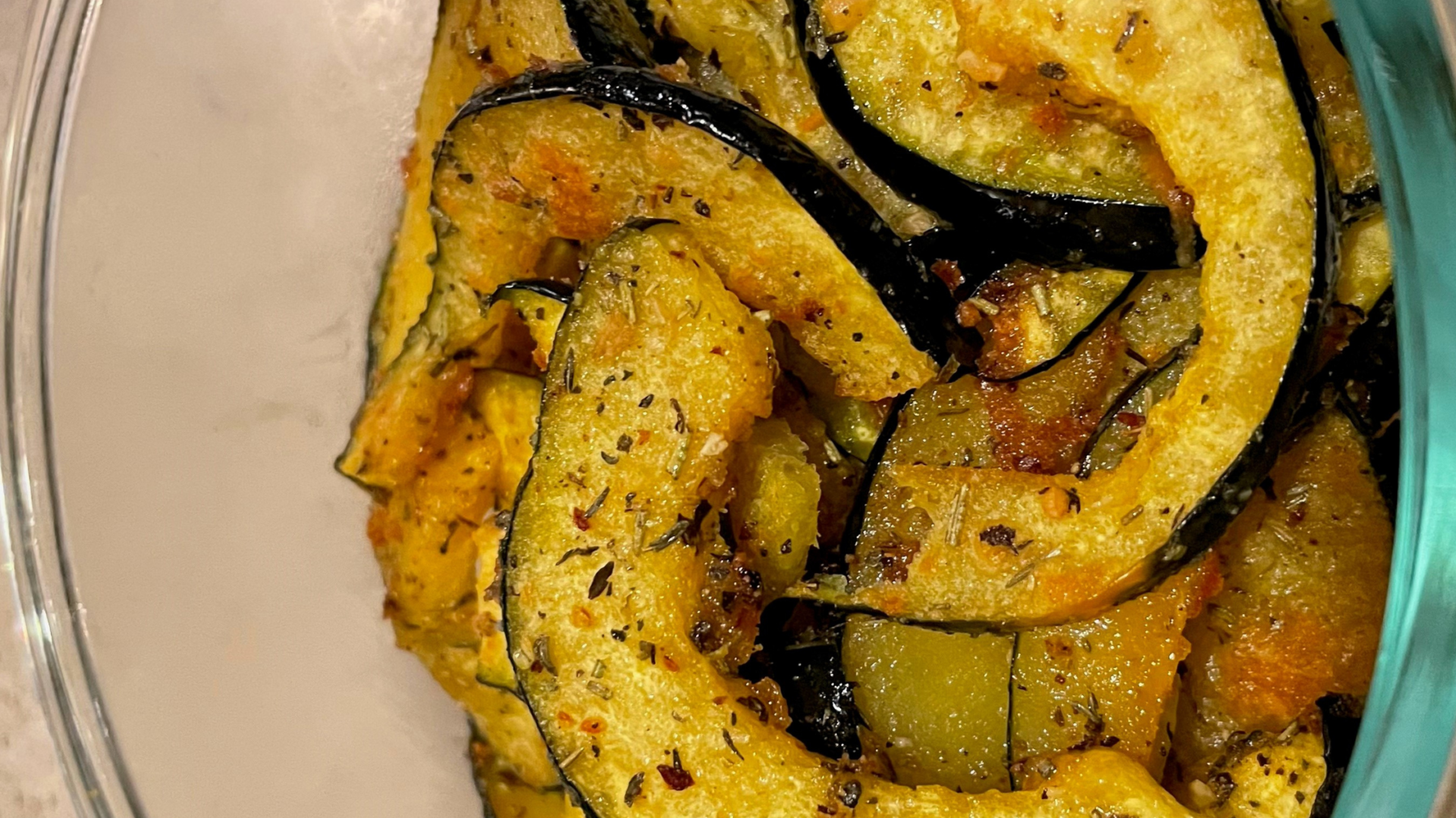 parmesan roasted acorn squash