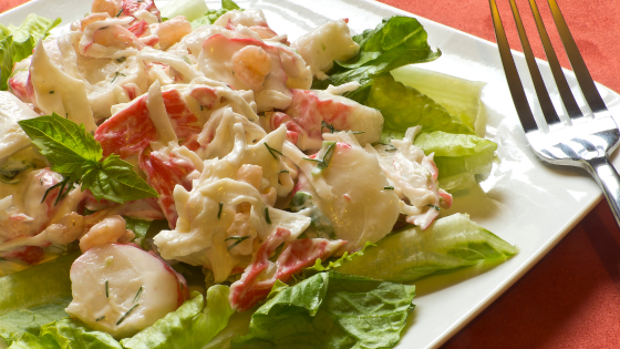 Delicious and Nourishing Crab Meat Salad
